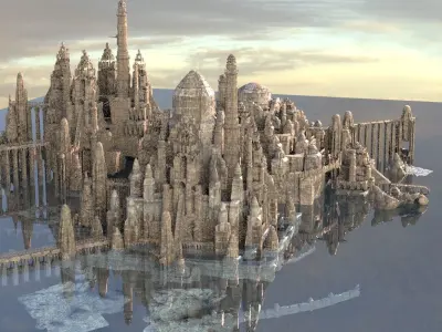 Dome City of Ancients  3D model