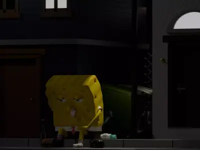 SpongeBob 3D model