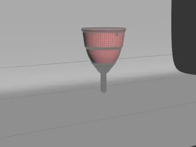 Menstrual Cup 3D model