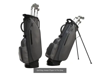 Golf Bag Vessel Player IV Pro 3D Model Pack