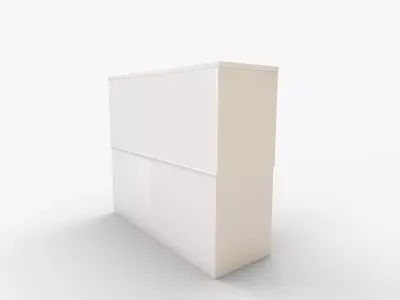 Cameron 2 Cabinet Wall System 3D model