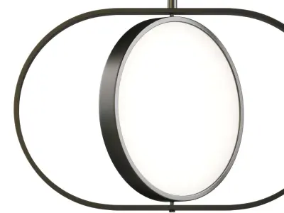 Kuu Pendant Lamp Low-poly 3D model