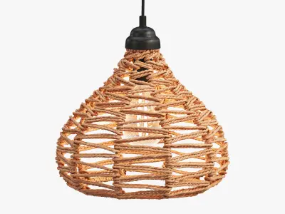 Joybird Nezz Natural Ceiling Lamp 3D model