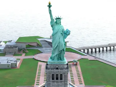  Liberty Island without Trees 