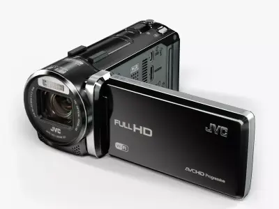 JVC GZ-GX1 camcorder Low-poly 3D model