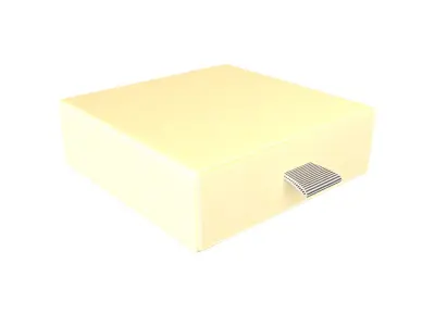 Drawer Cardboard Gift Box v1 001 Low-poly 3D model