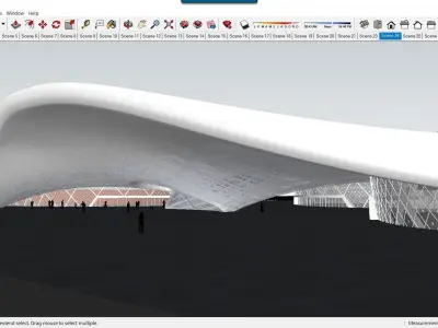 Sketchup Cultral Center F3 3D model