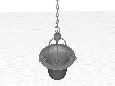 Cowger Lanterns Lights Foyer Pendant 3D model