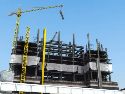 Building Construction Site Low-poly 3D model