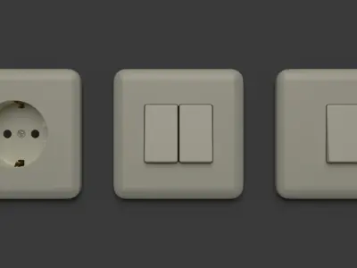 Electrical Switch Outlet 3D model