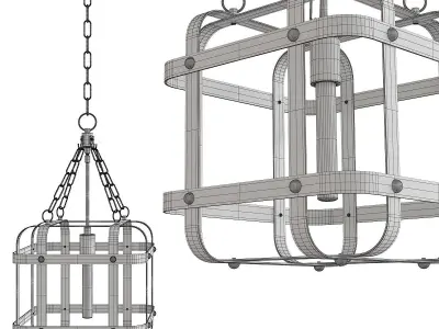 Colchester Pendant Light Low-poly 3D model
