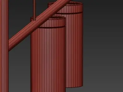 Tribes 3 lampa wiszaca TossB 3D model