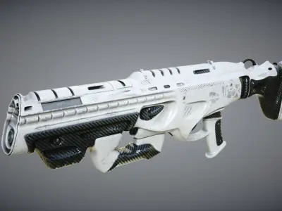 Gun Sci Fi 3D model