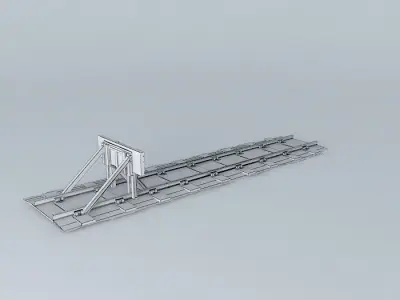 Eco Rail N/Gauge Buffers Old Steam Days Free 3D model