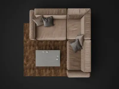 Sofa Soft - Koo International Sofa 06 3D model