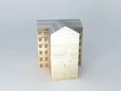 Riga Brīvības Street 159 korp1 Free 3D model