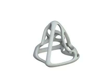 SciFi Cube Object No 62582 Low Poly Shape Low-poly 3D model