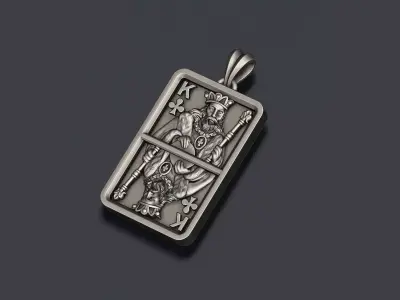 club king pendant light 3D print model