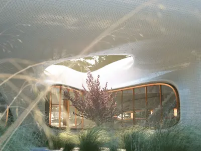 Organic design Minimalist Modern Villa  3D model