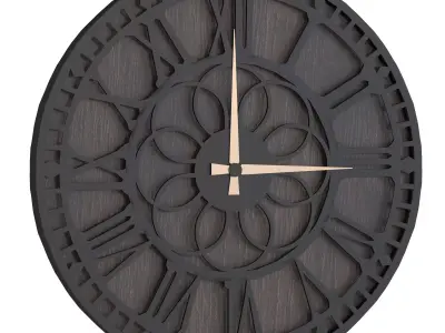 Clocl WAll Home Decor 3D model