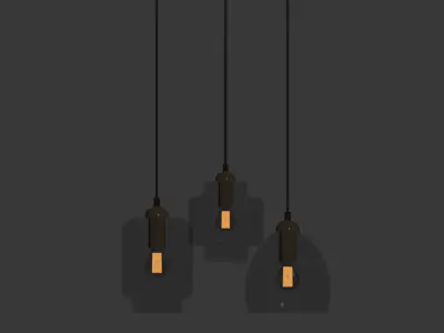Milo Pendant Ceiling light Ellos 3D model