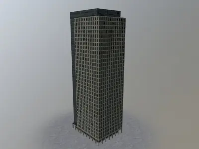London High Rise Pack Low-poly 3D model
