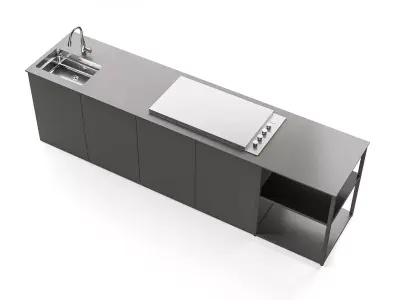 Modus Outdoor Kitchen Comp4 3D model