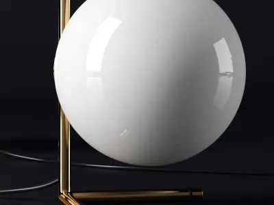 Table lamp IC GOLD 3D model