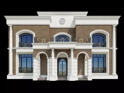 Classic Villa Design 006 3D model