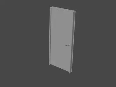 simple door 3D model