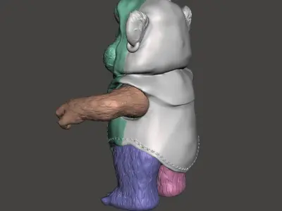 STL File 3D Ewoks Aunt Bozzie 3D print model 3D print model  3D print model