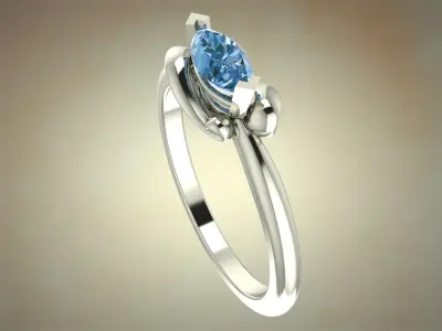 Ring boutique Marquis 3 3D print model