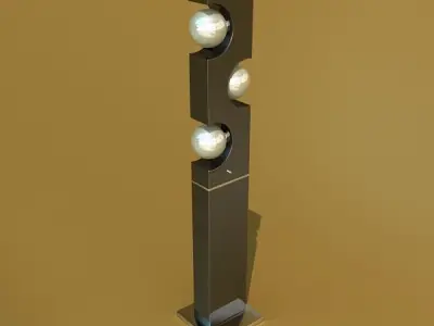 Modern Floor Lamp 01 3D model