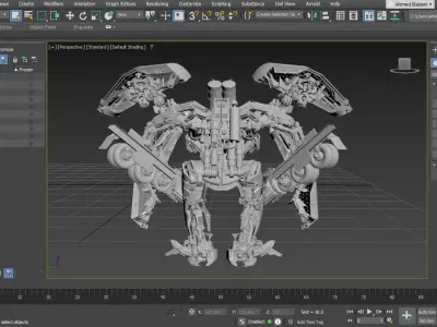 Transformer Rampage High Quality 3Ds Model 3D model