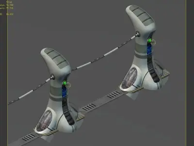 Star Alliance - Roadside Tower 3D model