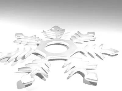 Snowflake - Type 1 3D model