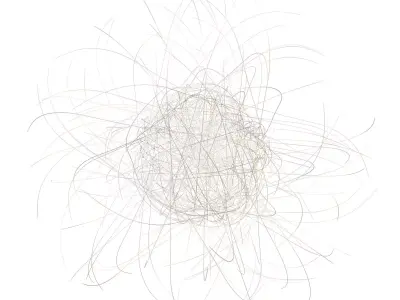 Abstract Sphere Line v1 002 3D model