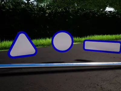 Street sign Free 3D model