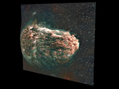 Crescent Nebula 3D model