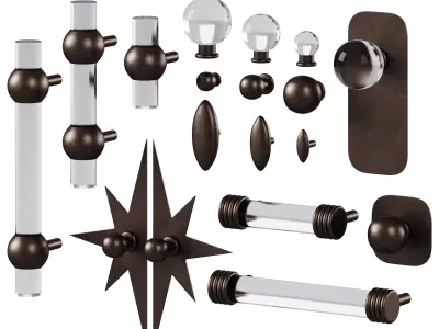 Furniture handles by Matilda Goad 3D model