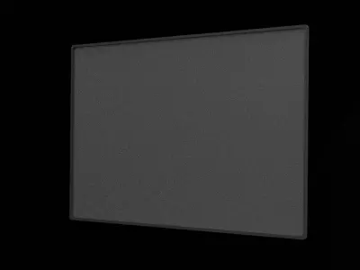 Flat Screen Television Low-poly 3D model
