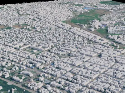 Lubumbashi - Democratic Republic of the Congo 3D model