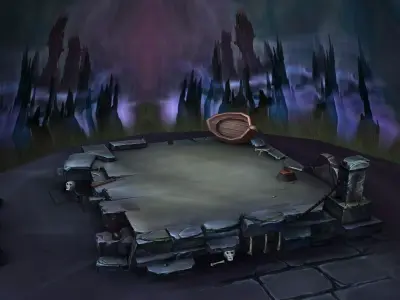 Low model - Snow White Castle 03 3D model