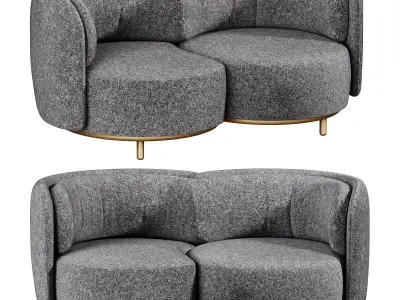  Wave Sofa by Natuzzi 3D model