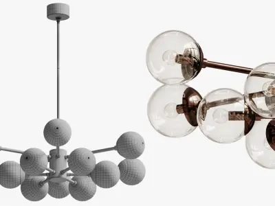 Karrington Chandelier 3D model