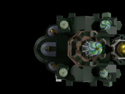 The Church of the Savior on Spilled Blood Low-poly 3D model