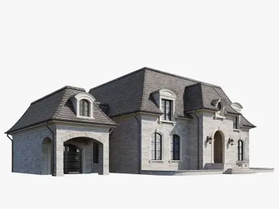 Classic house 5 3D model