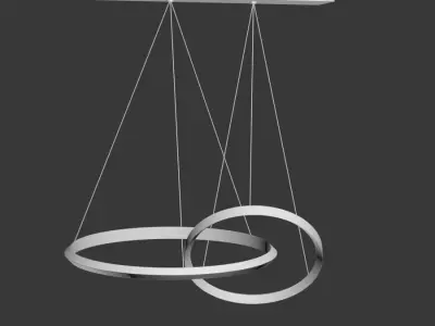 Christopher Boots Oracle Light Ring Set 3D model