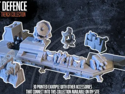 3D Printable Barrier and Shield 3D print model