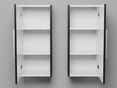 BILBAO Bathroom Wall Cabinet by Beliani 3D model
